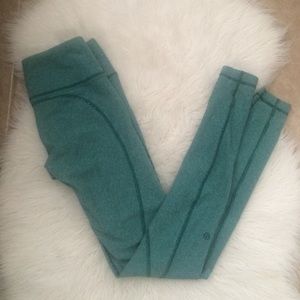 Green and white stripped lulu