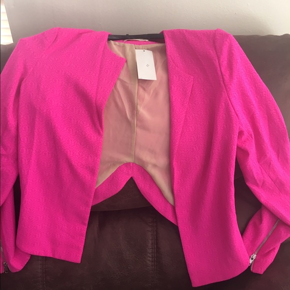 Mustard seed pink blazer