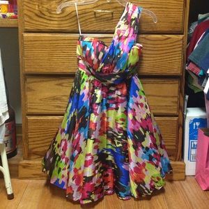 Colorful Lulu's formal dress