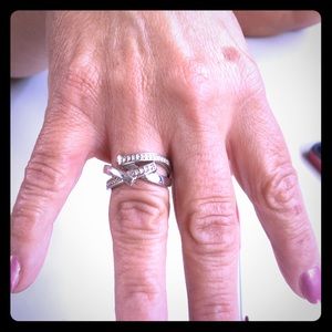 Lia Sophia silver Witty Ring