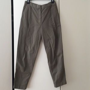 Khaki pants. Made in Italy