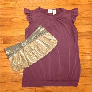 🎉saleWorthington lavender stretchy shirt sz small