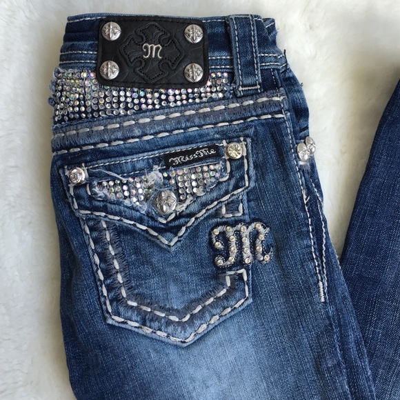 Miss Me Other - Miss Me Bootcut Jeans Size Girls 10x28"
