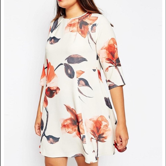 Floral swing dress