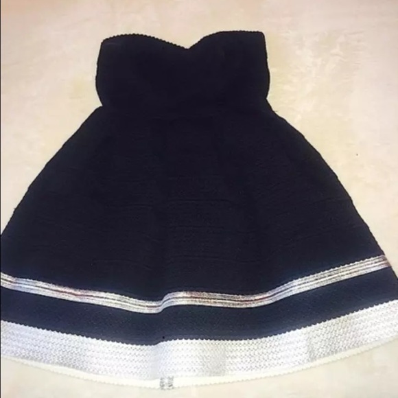Black & Silver Midi Dress ۵