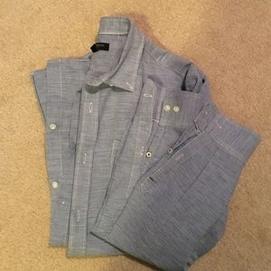 Banana Republic Slim Fit  blue shirt
