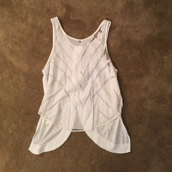 White Free People tank top