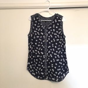 Talbots Floral Tank