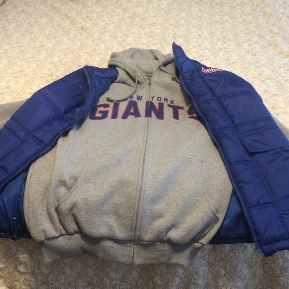 New York Giants Hoodie Vest