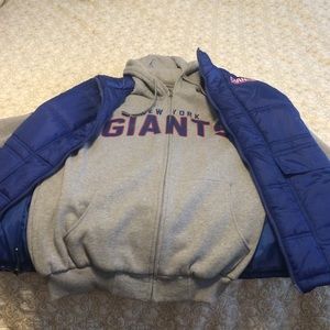 New York Giants Hoodie Vest