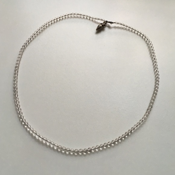 Clear Beaded Necklace