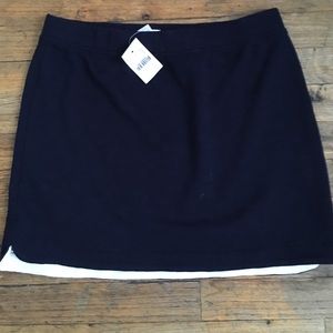 Navy mini skirt jcrew