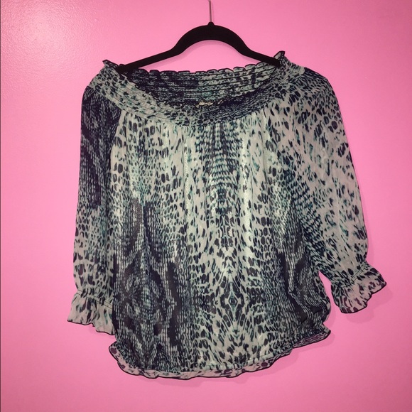 Off the shoulder blouse