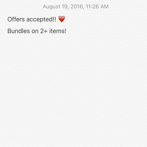 Make offers!!