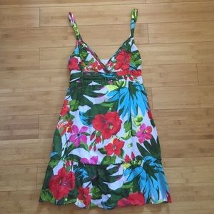 Tropical Print Dress