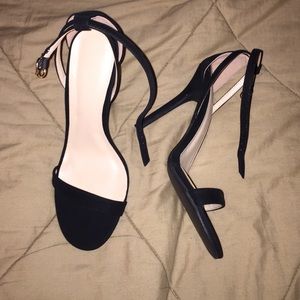 Single Sole Ankle Strap Heels