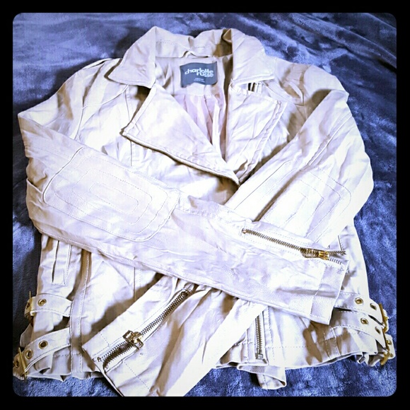 Faux Leather Jacket by Charlotte Russe