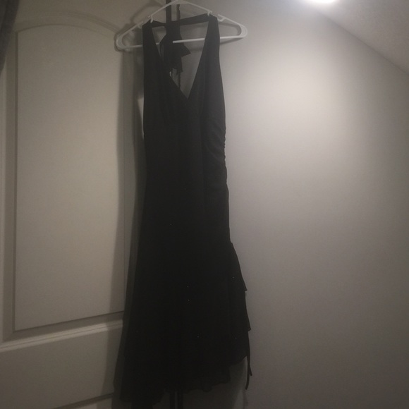 black cocktail dress size L - Picture 1 of 4