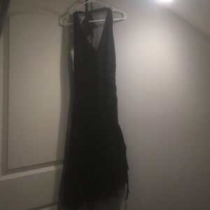 black cocktail dress size L