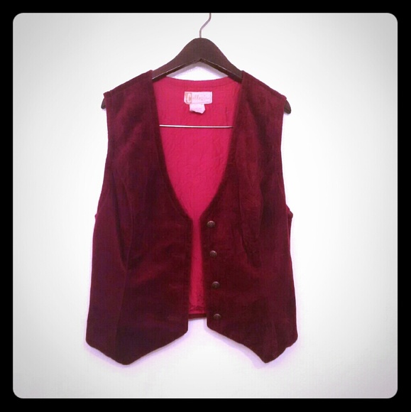 Velour vest