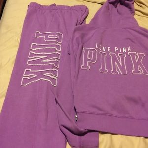 VS PINK sweatsuit