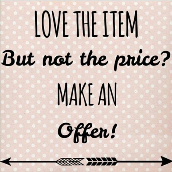 Accepting Reasonable Offers!