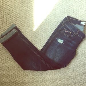 Hollister ripped jeans