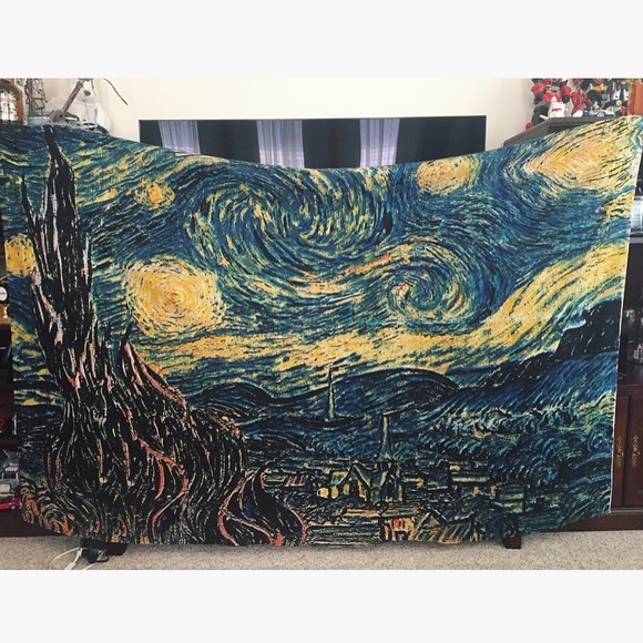 🌟🌠HUGE STARRY NIGHT TAPESTRY🌠🌟