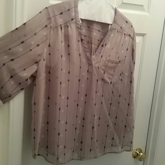 Maurices sheer blouse