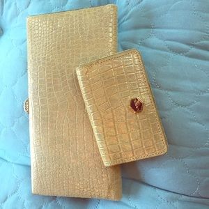 Lotus large ballet wallet and card case brand new