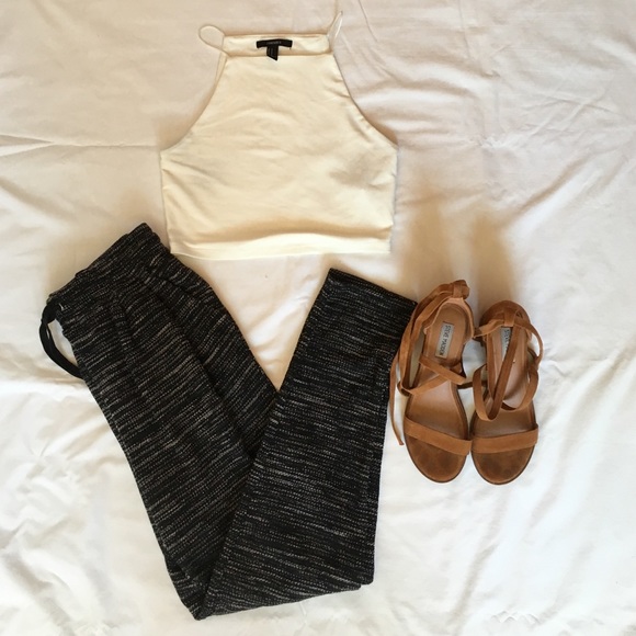 Knit jogger pants