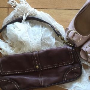 Small Fossil Leather Purse