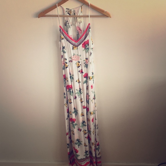 Floral boho floor-length dress