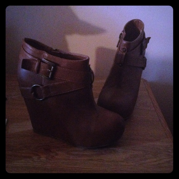 Brown booties