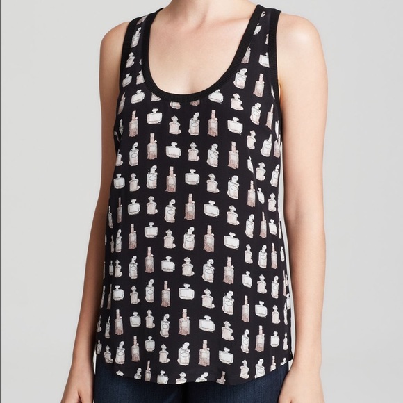 Joie Tops - 🌞SALE🌞JOIE S/l Perfume Bottle Print Tank