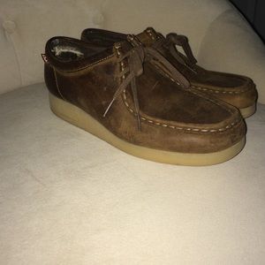 Clark's Dark Brown Padmore Shoe 8M