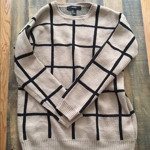 Plaid F21 sweater sz small