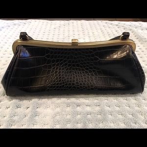Vintage black clutch