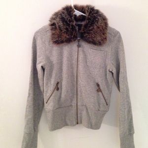 Fur short jacket
