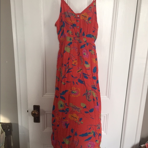 Aerie Tropical Floral Dress