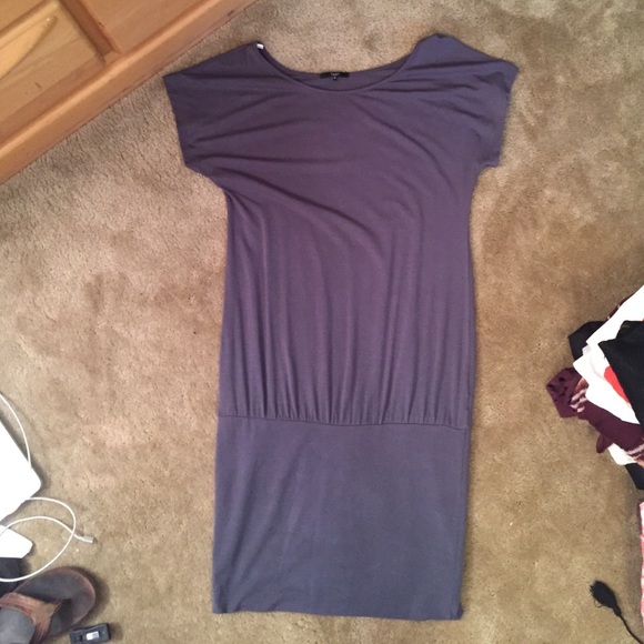 Tart gray fold over dress