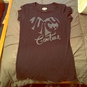 Juicy Couture black women's tee