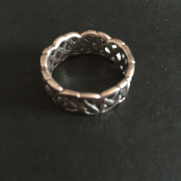 Sterling silver band ring