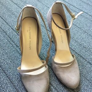 Julianne Hough Sole Society Audra Tan Strap Heels