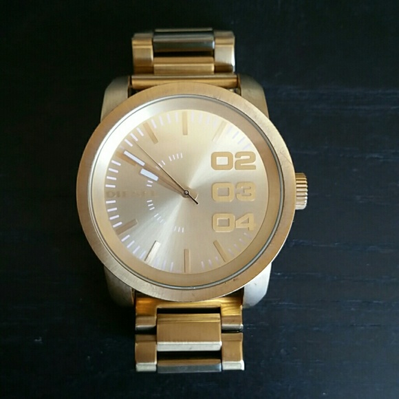 Diesel All Gold Ion-plated Watch DZ1466