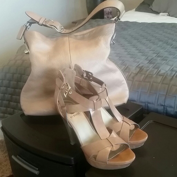 Barely worn Guess Strappy Heels