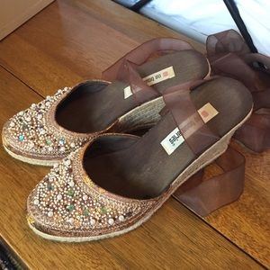 Lace up espadrilles by no boundaries 8.5