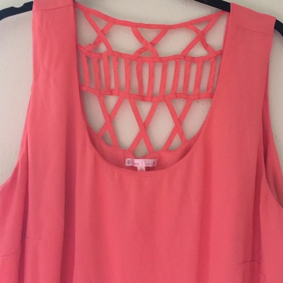 Chiffon Shift Dress - Picture 2 of 3