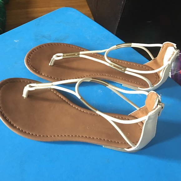 Beige sandals