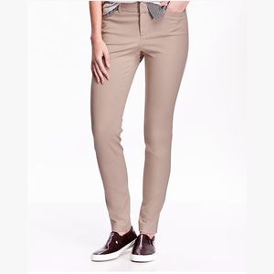 Khaki mid rise pixie pants (size 14)